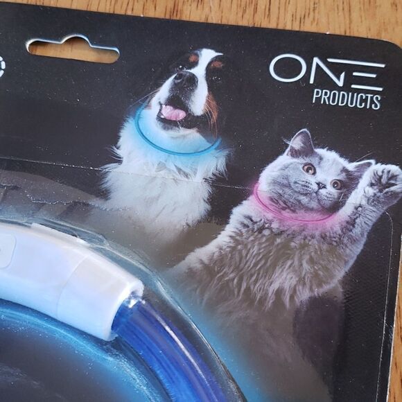 LED Pet Collar Rechargeable Blue Light Up  led EZ Spot LED Pet Collar Do… - Picture 8 of 8
